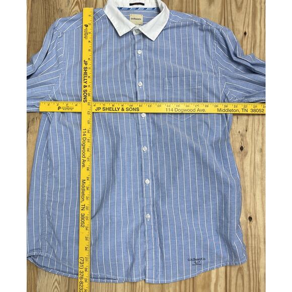 G.h. Bass & Co Ivy Oxford 40’s Longsleeve Button Up Slim Fit Shirt Size Large - Picture 3 of 9